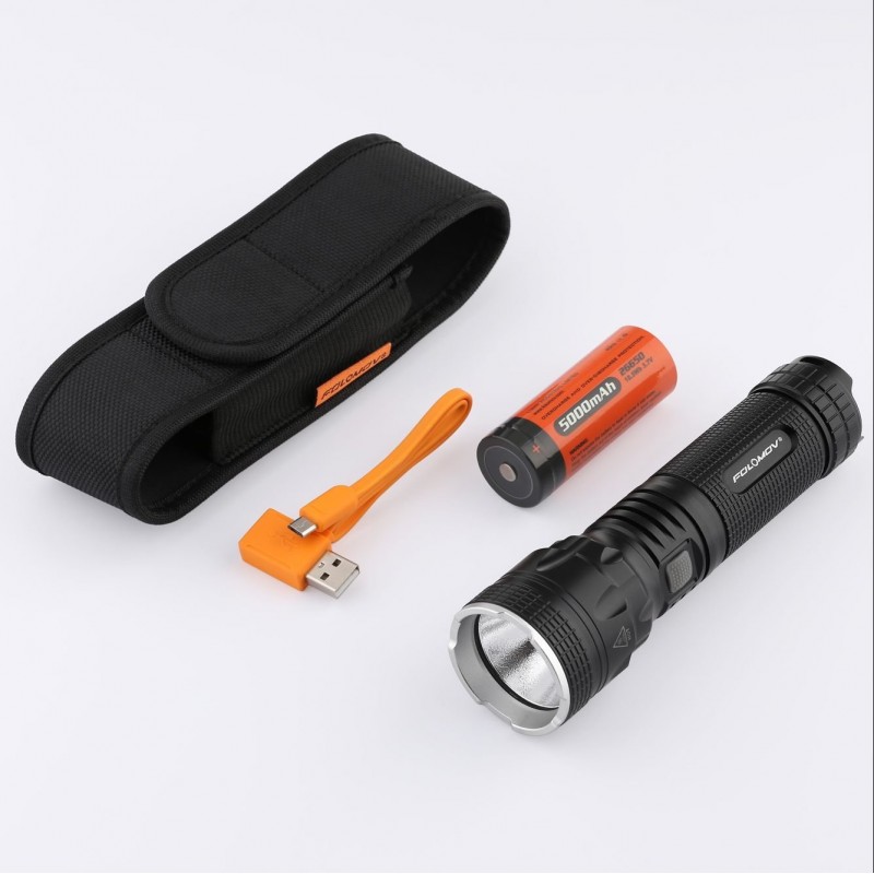 FOLOMOV TOUR B5M Lampe Torche Rechargeable Ultra Puissante