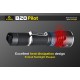 Lampe torche puissante Xtar B20 Pilot II - 1100 lumens