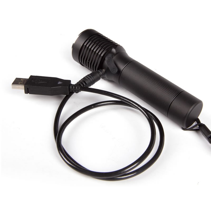 Lampe Torche SUPER-PUISSANTE Rechargeable par USB - Lampes tactiques et  sécurité (10114160)