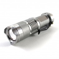 Lampe torche LED CREE® Q5 - 200 Lumen - Metalique