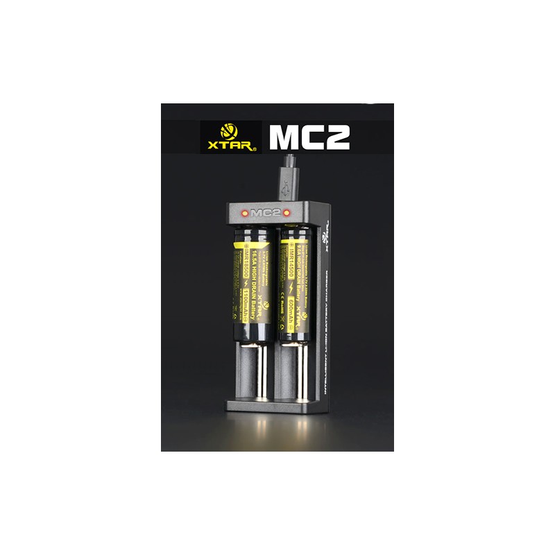 Chargeur 18650 MC2 Xtar : 8,90 € ➤ Livraison Gratuite