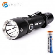 Lampe torche tactique rechargeable Rofis KR20 - 1100 lumens