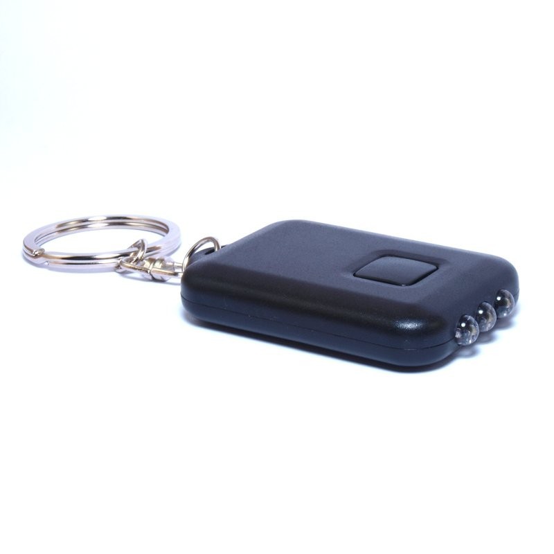 Mini Énergie Solaire 3 Led Porte-Clés Porte-Clés Torche Lampe